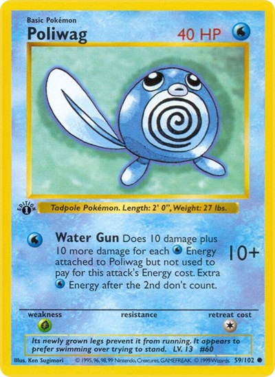 Poliwag - Base Set (Shadowless) - 059/102