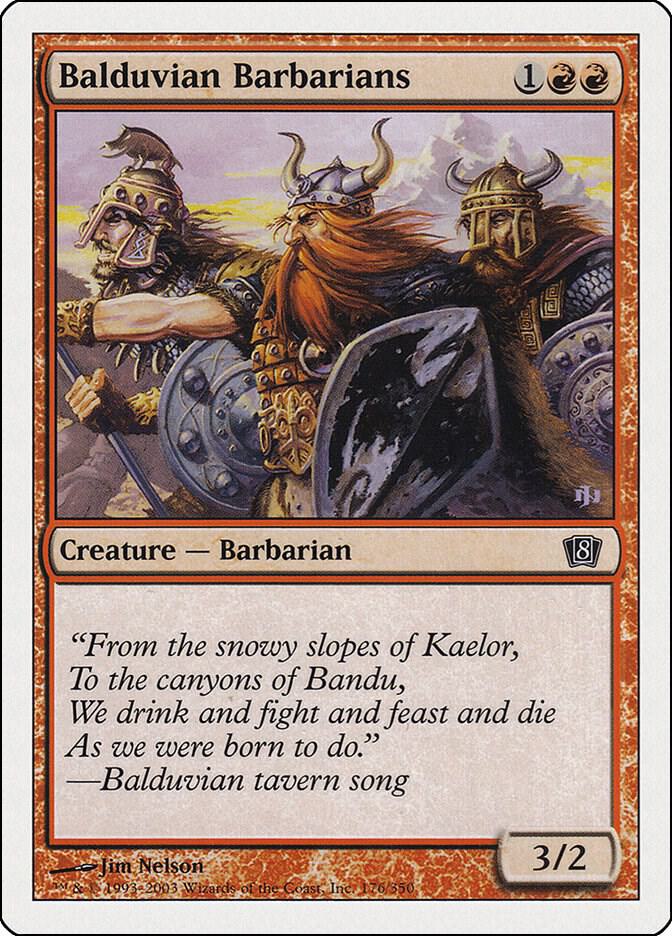 Balduvian Barbarians - 8th Edition - 176