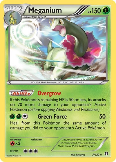 Meganium - XY - BREAKpoint - 3/122 HOLOFOIL