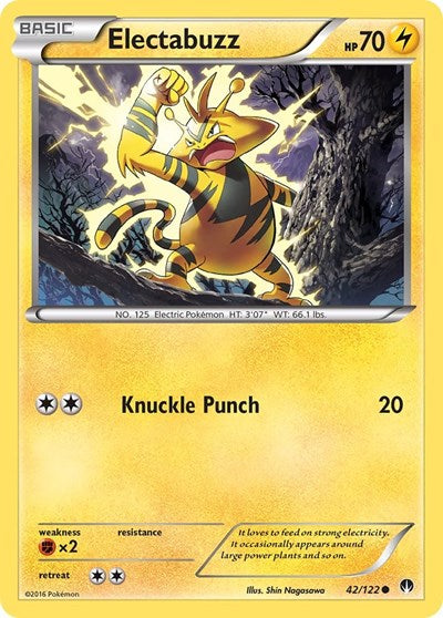 Electabuzz - XY - BREAKpoint - 42/122