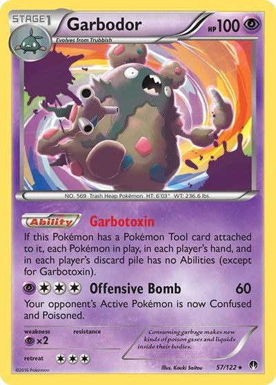 Garbodor - XY - BREAKpoint - 57/122 HOLOFOIL