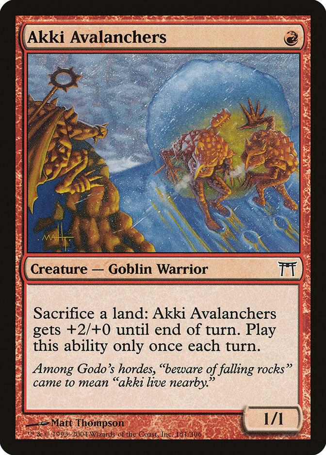 Akki Avalanchers - Champions of Kamigawa - 151
