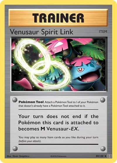 Venusaur Spirit Link - XY - Evolutions - 89/108 REVERSE HOLOFOIL