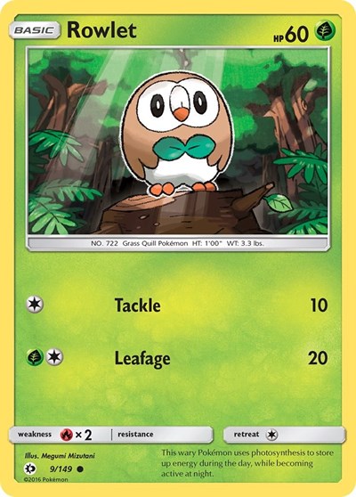 Rowlet - SM Base Set - 9/149