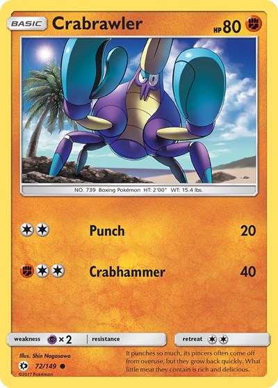 Crabrawler - SM Base Set - 72/149