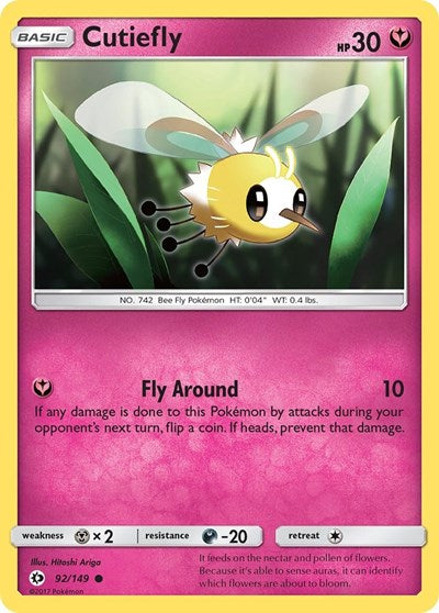 Cutiefly - SM Base Set - 92/149
