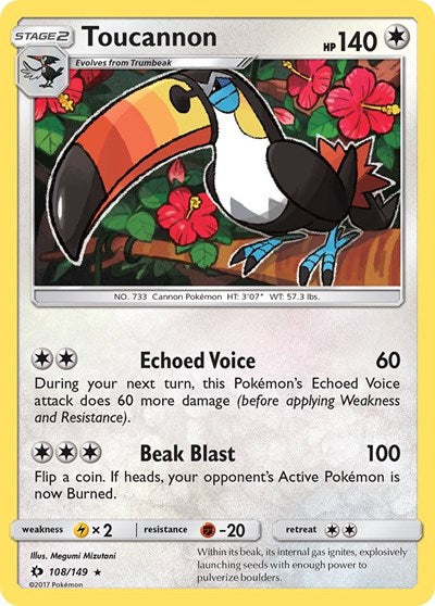 Toucannon - SM Base Set - 108/149