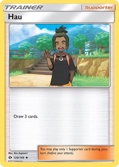 Hau - SM Base Set - 120/149 REVERSE HOLOFOIL