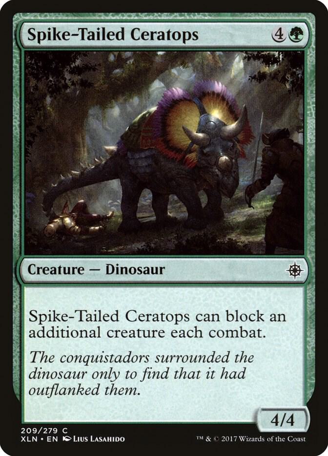 Spike-Tailed Ceratops - Ixalan - 209