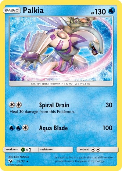 Palkia - Shining Legends - 24/73 HOLOFOIL