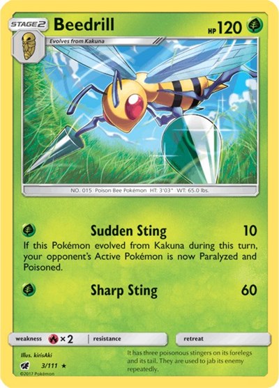 Beedrill - SM - Crimson Invasion - 3/111