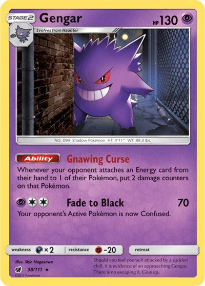 Gengar - SM - Crimson Invasion - 38/111