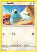 Swablu - SM - Crimson Invasion - 79/111 REVERSE HOLOFOIL