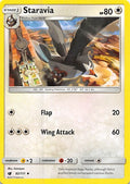 Staravia - SM - Crimson Invasion - 82/111 REVERSE HOLOFOIL