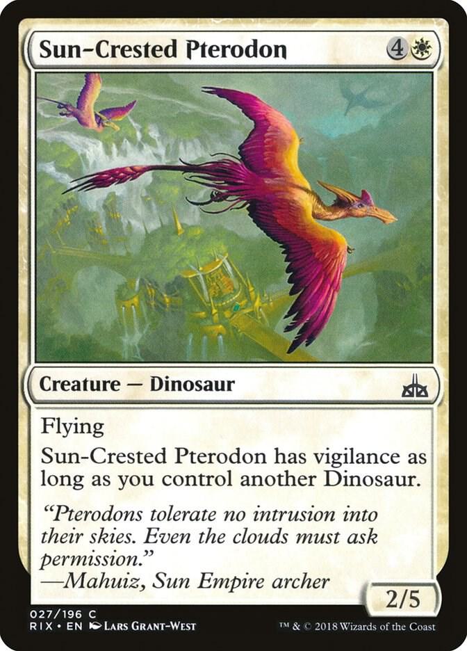 Sun-Crested Pterodon - Rivals of Ixalan - 27