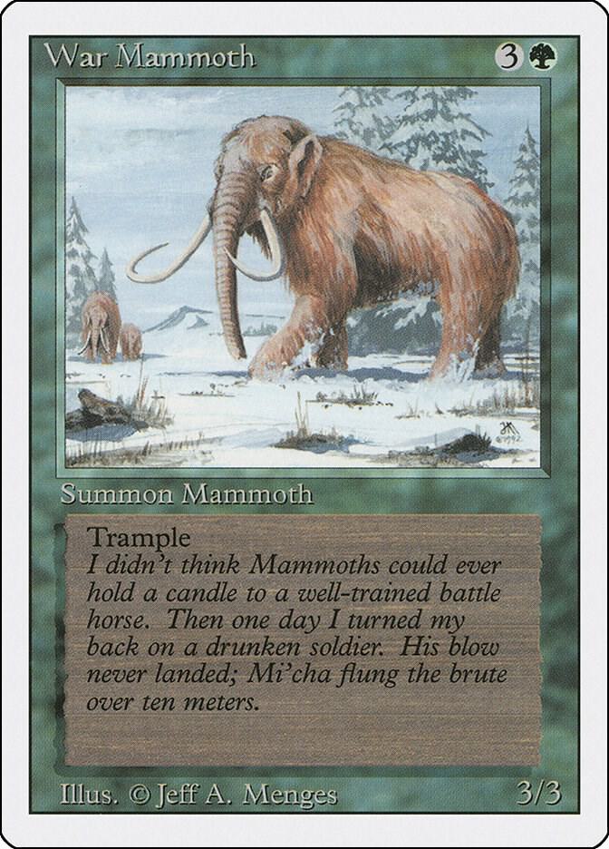 War Mammoth - Revised Edition -