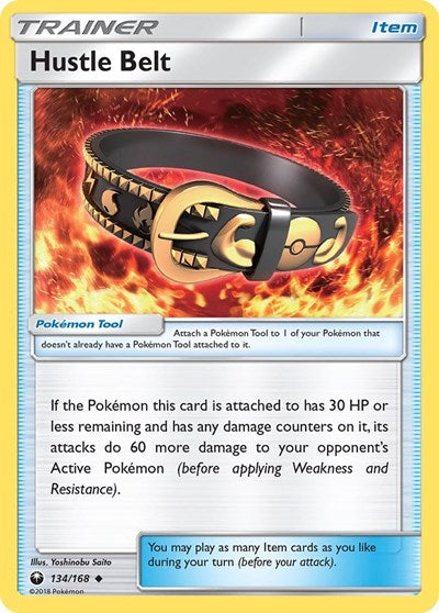 Hustle Belt - SM - Celestial Storm - 134/168 REVERSE HOLOFOIL