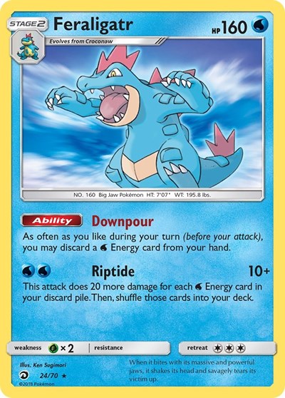Feraligatr - Dragon Majesty - 24/70 HOLOFOIL