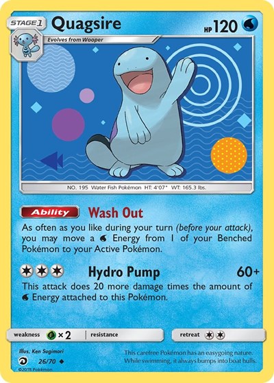 Quagsire - Dragon Majesty - 26/70 REVERSE HOLOFOIL
