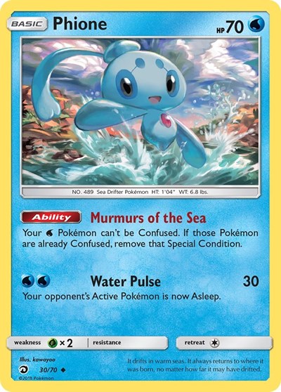 Phione - Dragon Majesty - 30/70 REVERSE HOLOFOIL