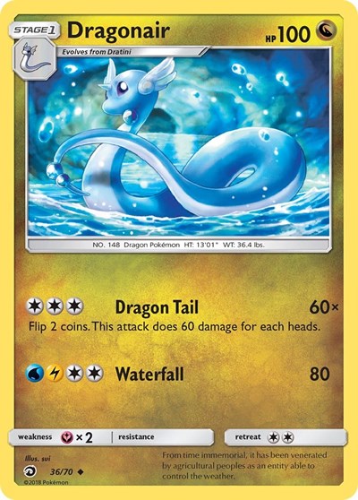 Dragonair - Dragon Majesty - 36/70 REVERSE HOLOFOIL