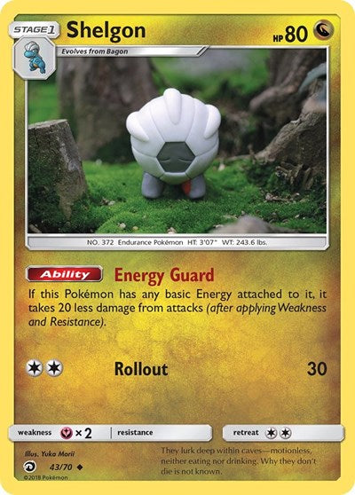 Shelgon - Dragon Majesty - 43/70 REVERSE HOLOFOIL