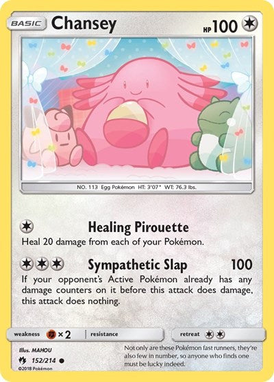 Chansey - SM - Lost Thunder - 152/214 REVERSE HOLOFOIL