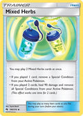Mixed Herbs - SM - Lost Thunder - 184/214 REVERSE HOLOFOIL