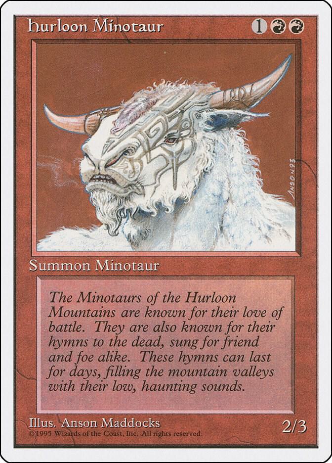 Hurloon Minotaur - Fourth Edition -