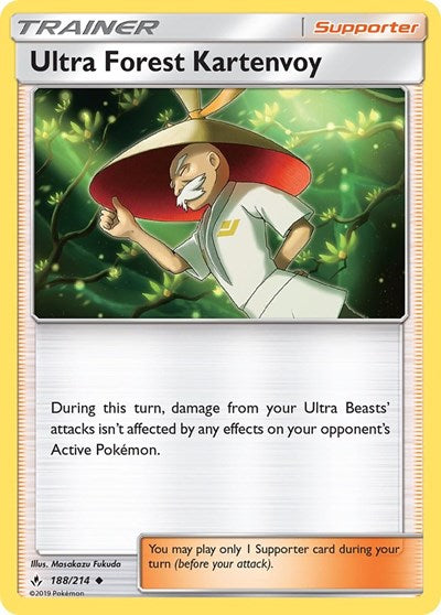Ultra Forest Kartenvoy - SM - Unbroken Bonds - 188/214 REVERSE HOLOFOIL