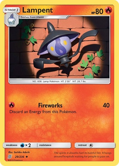 Lampent - SM - Unified Minds - 29/236 REVERSE HOLOFOIL