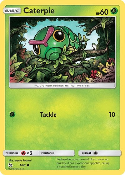 Caterpie - Hidden Fates - 1/68