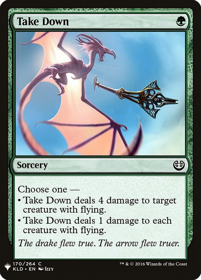Take Down - The List Reprints - 170