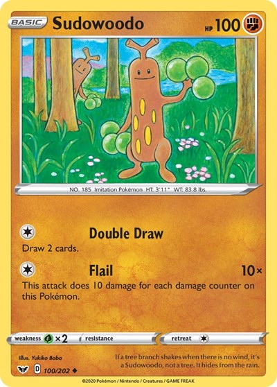 Sudowoodo - SWSH01: Sword & Shield Base Set - 100/202