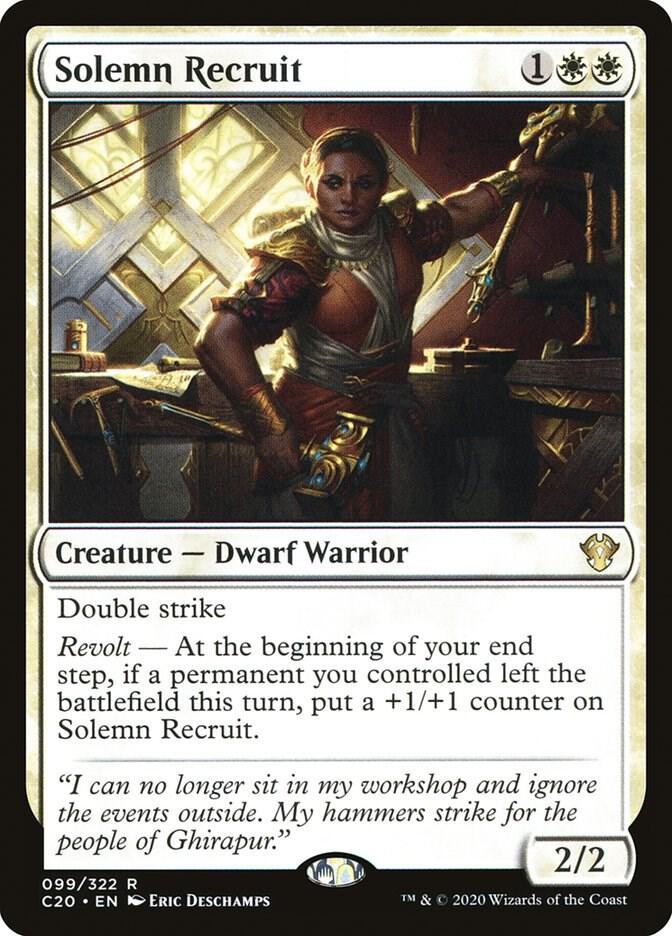 Solemn Recruit - Commander 2020 - 99
