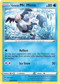 Galarian Mr. Mime - SWSH03: Darkness Ablaze - 035/189 REVERSE HOLOFOIL