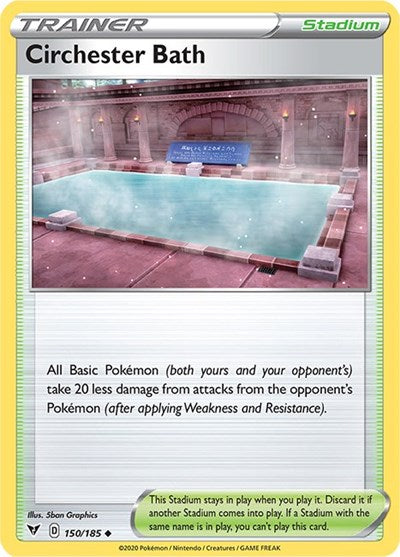 Circhester Bath - SWSH04: Vivid Voltage - 150/185 REVERSE HOLOFOIL