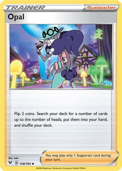 Opal - SWSH04: Vivid Voltage - 158/185 REVERSE HOLOFOIL