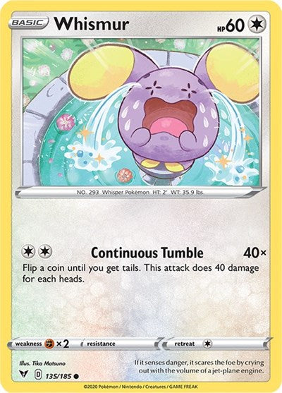 Whismur - SWSH04: Vivid Voltage - 135/185