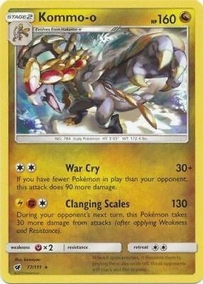 Kommo-o - 77/111 (Cracked Ice Holo) - Deck Exclusives - 077/111 HOLOFOIL