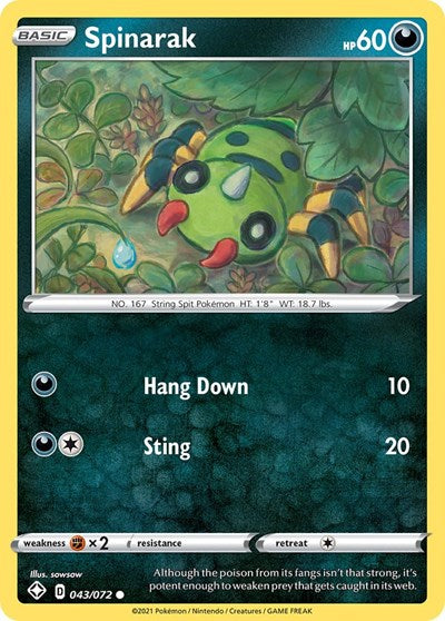 Spinarak - Shining Fates - 043/072