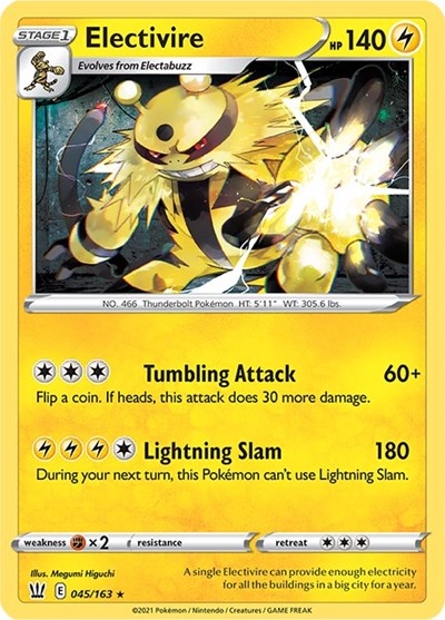 Electivire - SWSH05: Battle Styles - 045/163