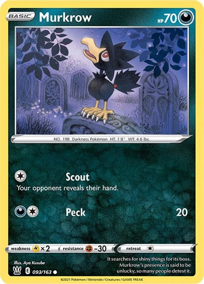 Murkrow - SWSH05: Battle Styles - 093/163
