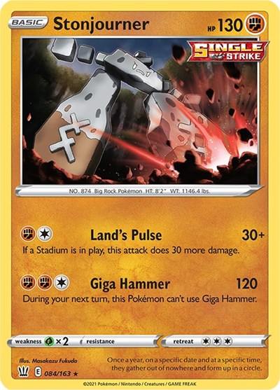 Stonjourner - SWSH05: Battle Styles - 084/163
