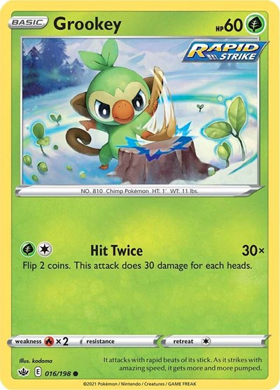 Grookey - SWSH06: Chilling Reign - 016/198