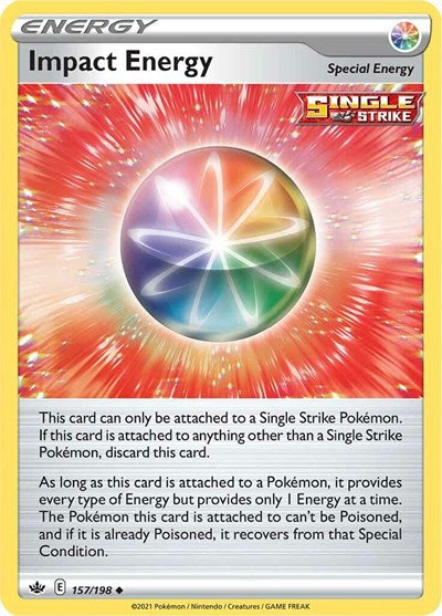 Impact Energy - SWSH06: Chilling Reign - 157/198 REVERSE HOLOFOIL