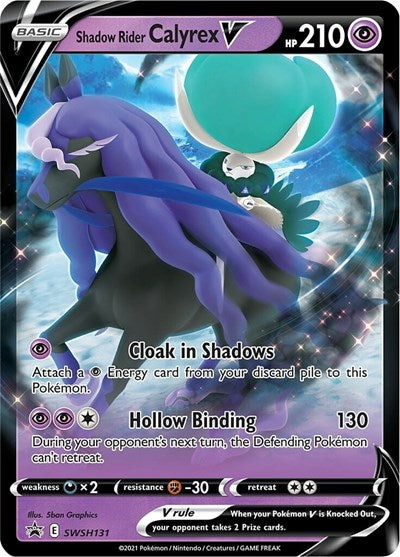 Shadow Rider Calyrex V - SWSH131 - SWSH: Sword & Shield Promo Cards - SWSH131