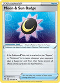 Moon & Sun Badge - SWSH07: Evolving Skies - 151/203 REVERSE HOLOFOIL