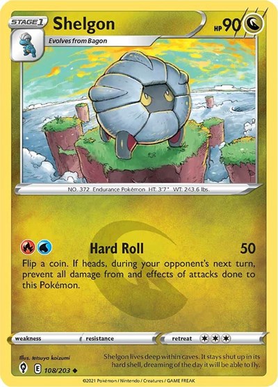 Shelgon - SWSH07: Evolving Skies - 108/203