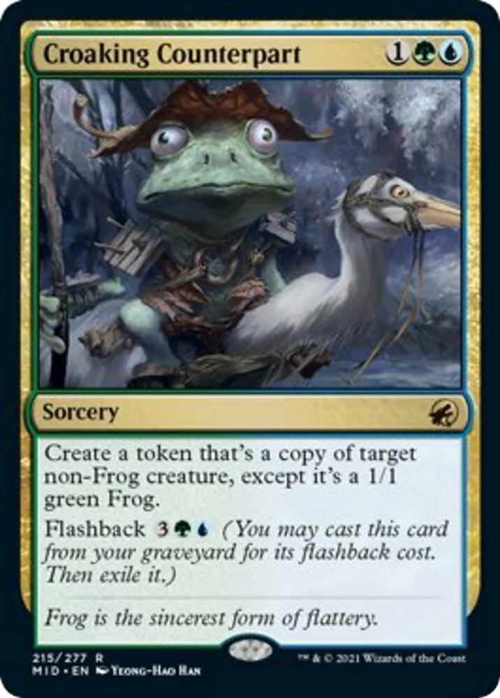 Croaking Counterpart - Innistrad: Midnight Hunt - 215